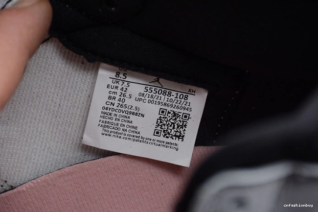 Air 1 High Jordan OG 555088-108 Stage Haze 0804